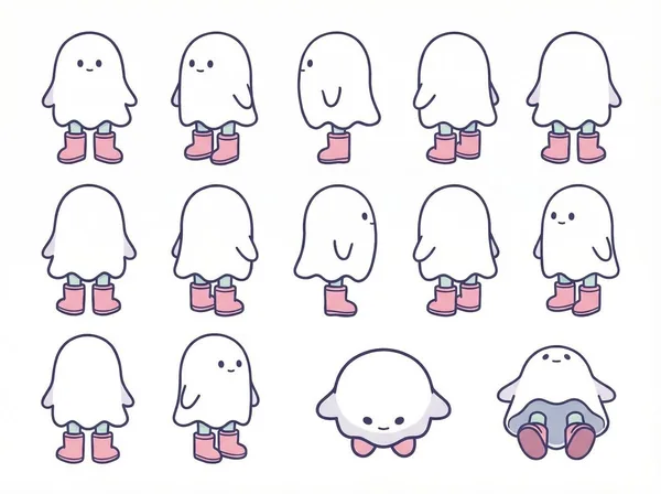 ながぐつおばけのキャラの絵